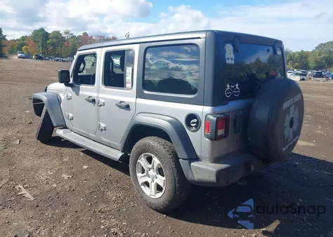 2018 Jeep Wrangler Unlimited Sport S 4X4 from USA, damaged, VIN 1C4HJXDNXJW246714